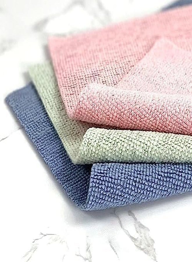 SVULINT Pack of 20 Microfiber Cleaning and Drying Wipes with Dispenser Box, Multi-Functional Cleaning Rag, Magic Cleaning Cloth (Multicolor) - Image 4